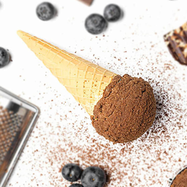 Helado de chocolate