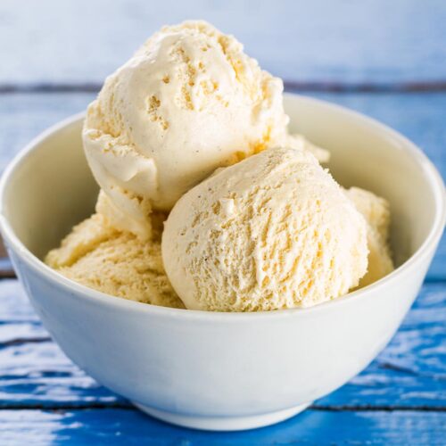 Helado de vainilla