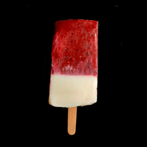 Paleta Chemisse fresa con crema
