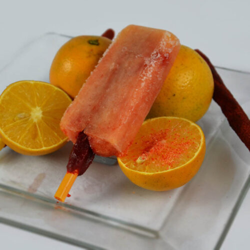 Paleta de Naranja con chile
