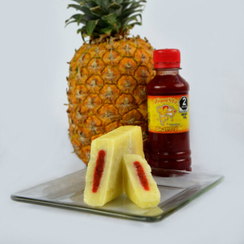 Paleta de Piña rellena de chamoy